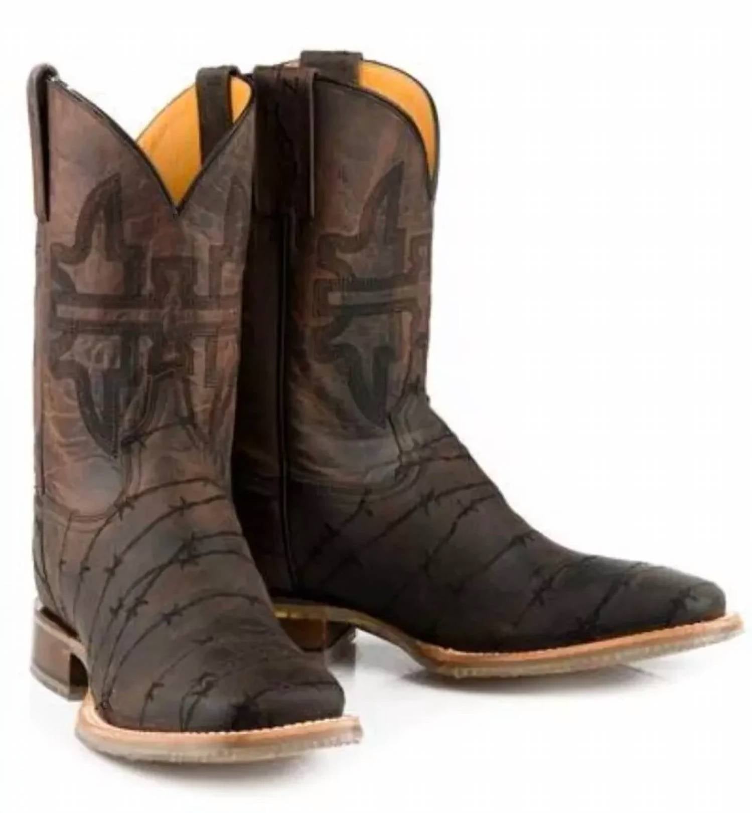 Dan Post. - Men's Don't Fence Me In Two Square Toe Boot
