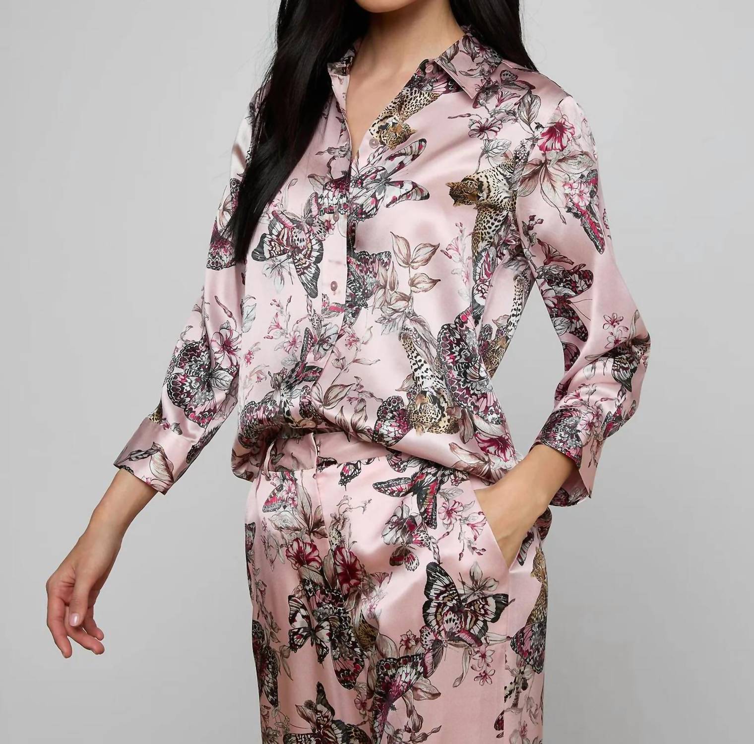 L'Agence - Dani Silk Blouse
