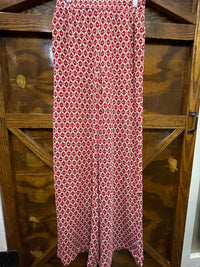 MINKPINK Women's Annie Wide Leg Pants in red geo - women's pants