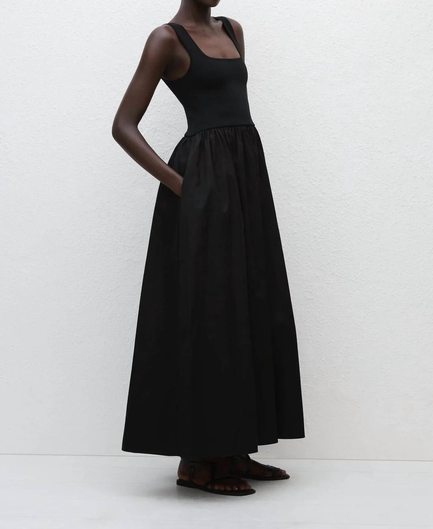 Matteau - Knit And Cotton Dress