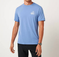 TravisMathew Reef Walk Short Sleeve Tee in pacific coast - men's t-shirt