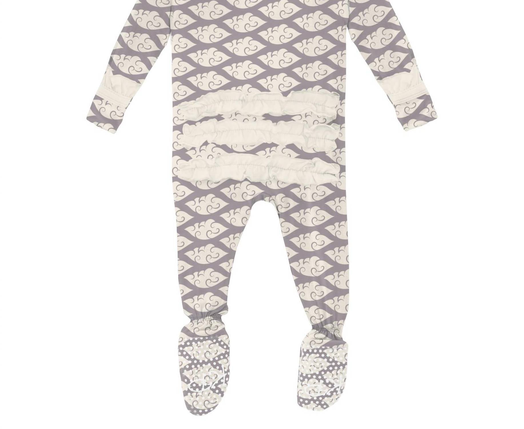 Kickee - Kids' Ruffle Footie with Snaps