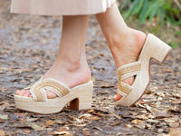 Chocolat Blu - Women's Gen Raffia Sandal