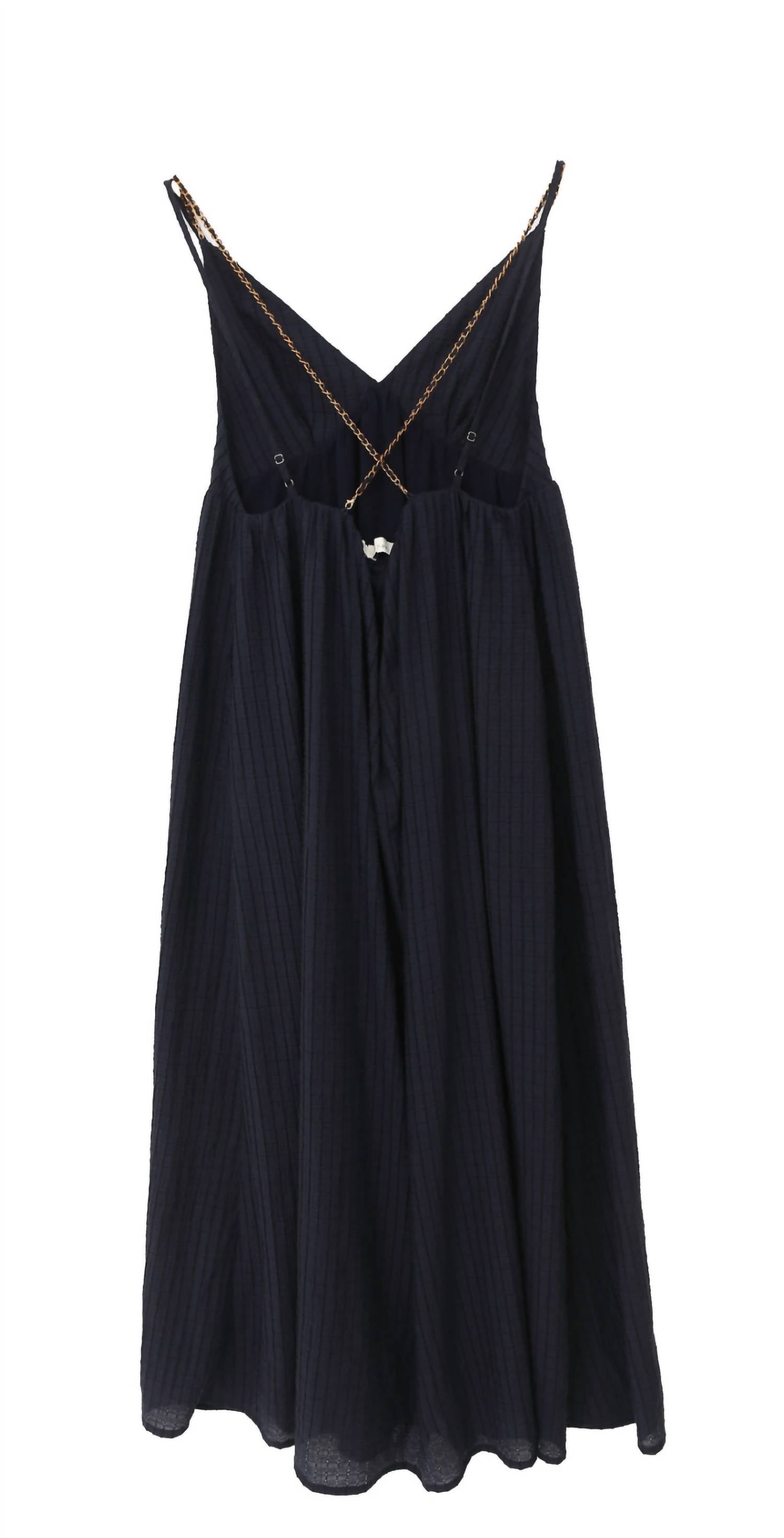 See U Soon Coco Long Maxi Dress in navy - women's dress - view 4
