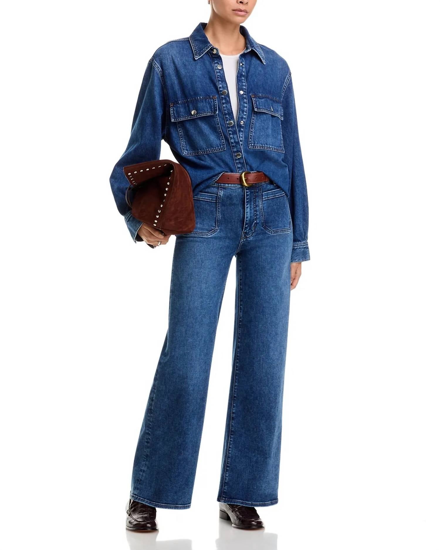 Frame - Le Slim Palazzo Modern Pocket Jean
