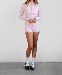 Tic Toc - Cline Cable Knit Lounge Short