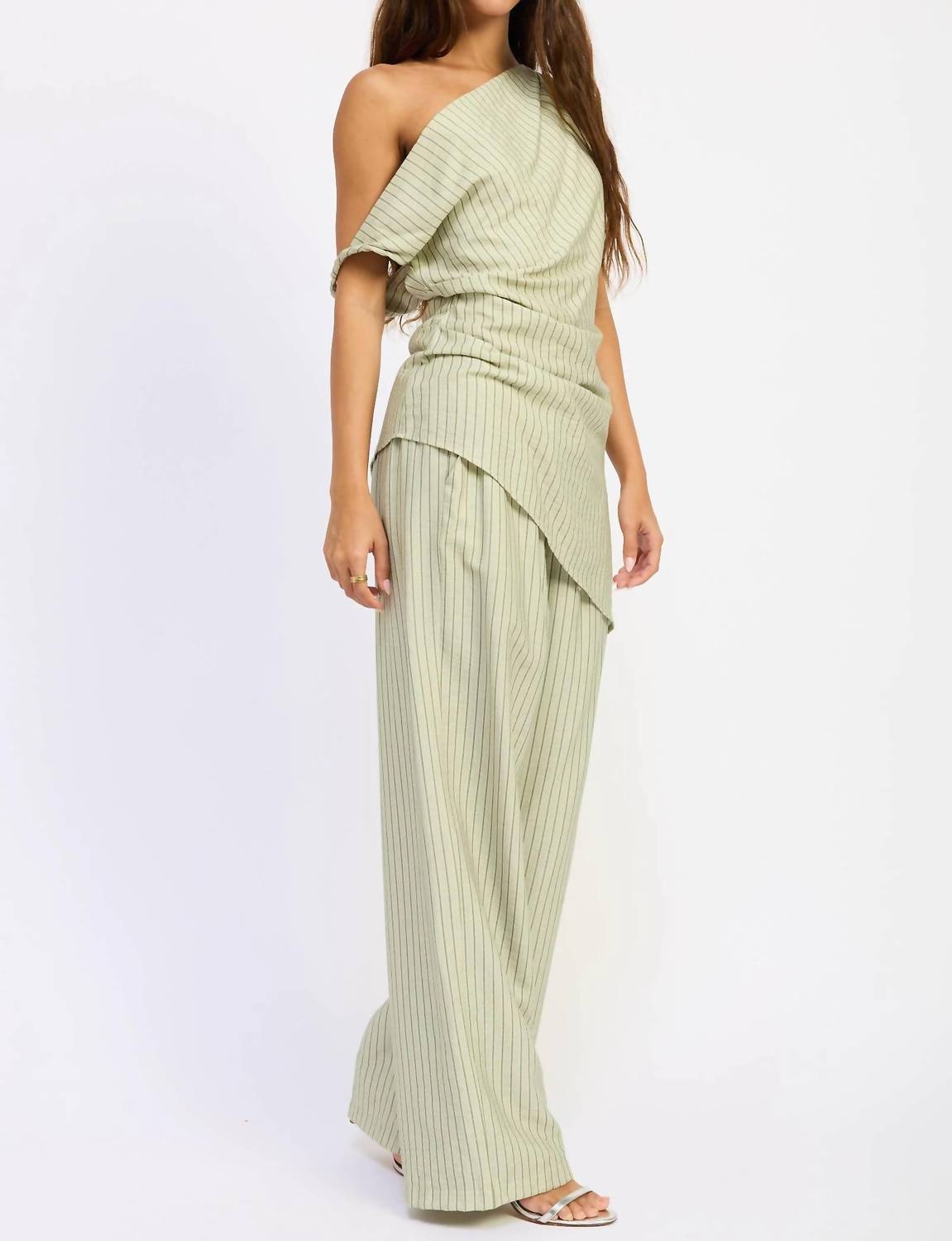 Emory Park - Wide Leg Pinstripe Pant