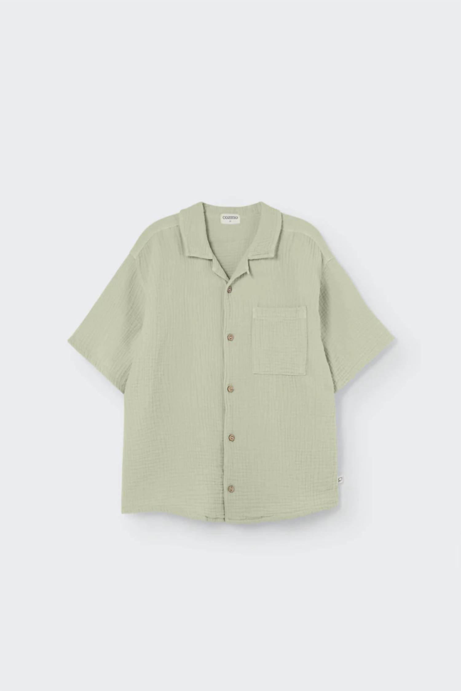 Cozmo - Kid's Soft Gauze Short Sleeve Shirt