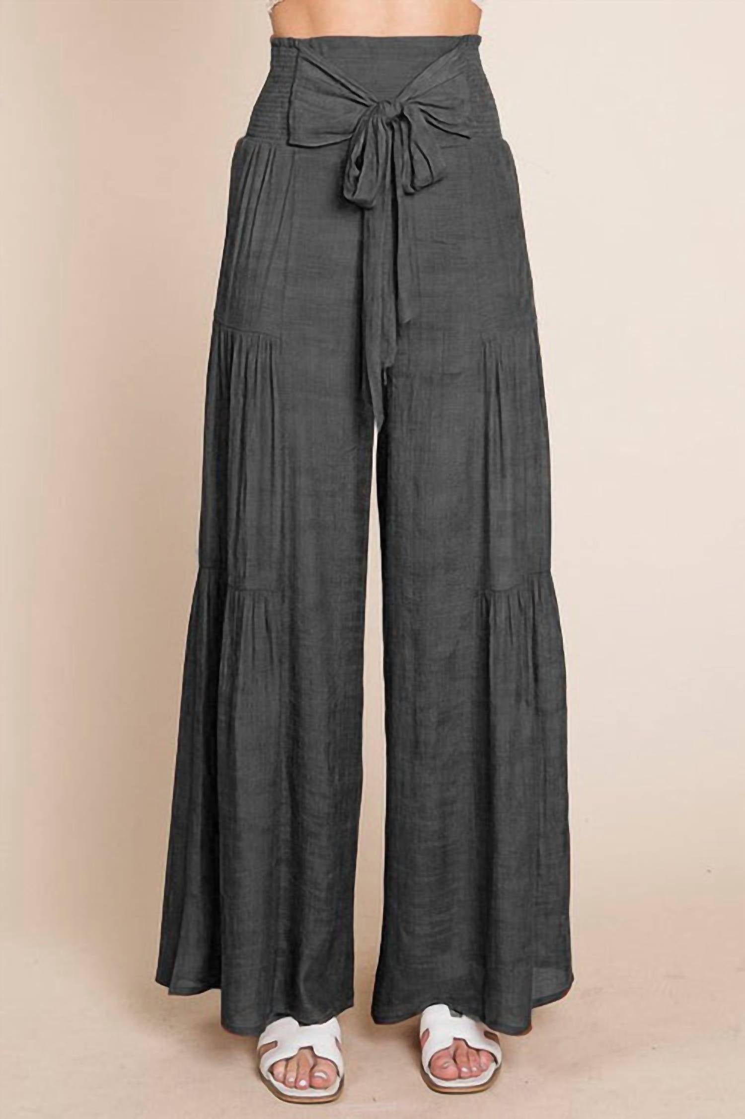 Jade By Jane - Tie Front Pants