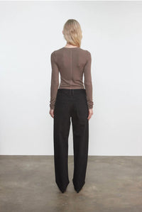 Enza Costa - Silk Rib Essential Cardigan