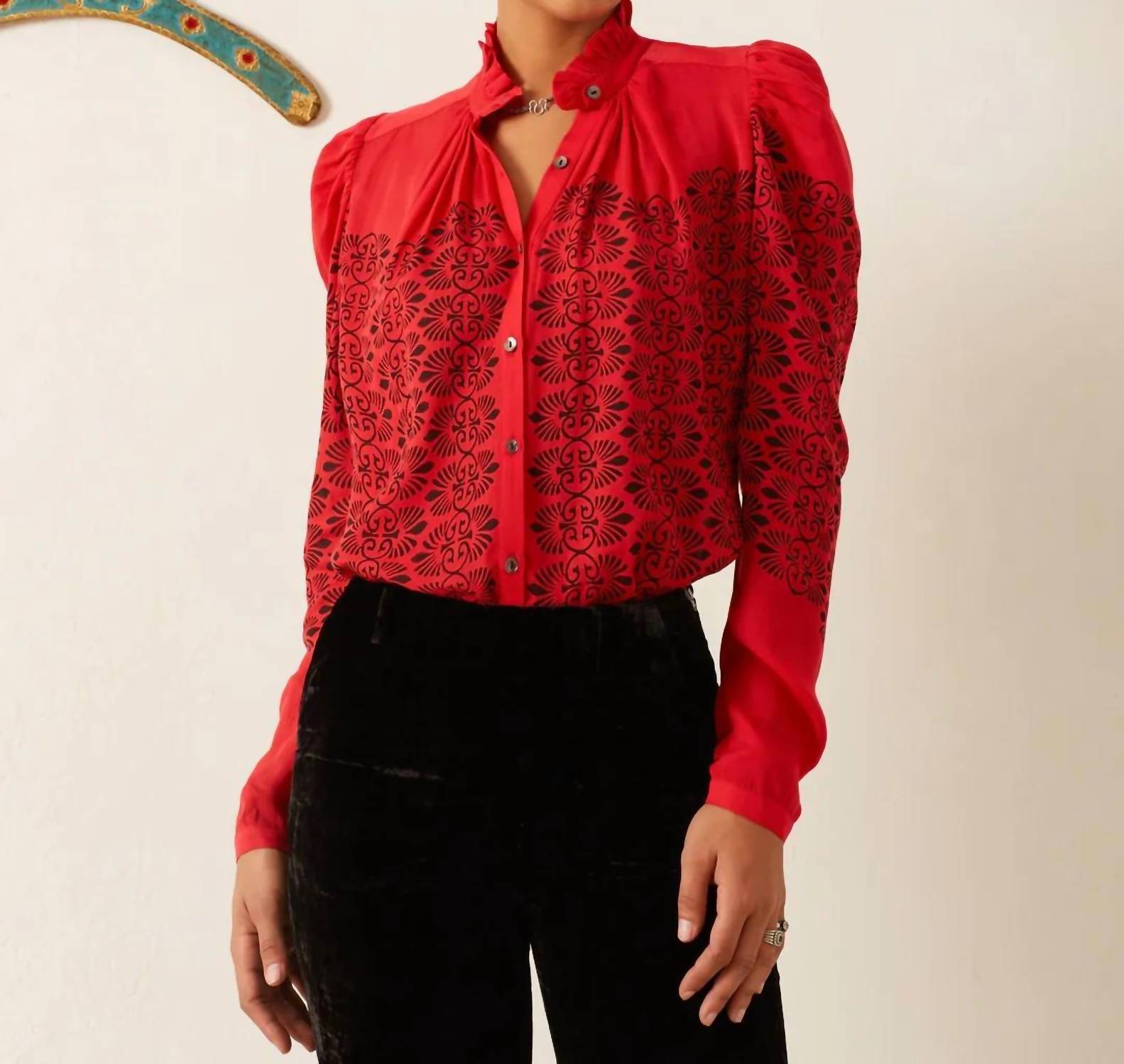 Alix Of Bohemia - Artemis Trellis Shirt