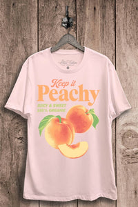 Nobrand - Women's Keep It Peachy Graphic Top