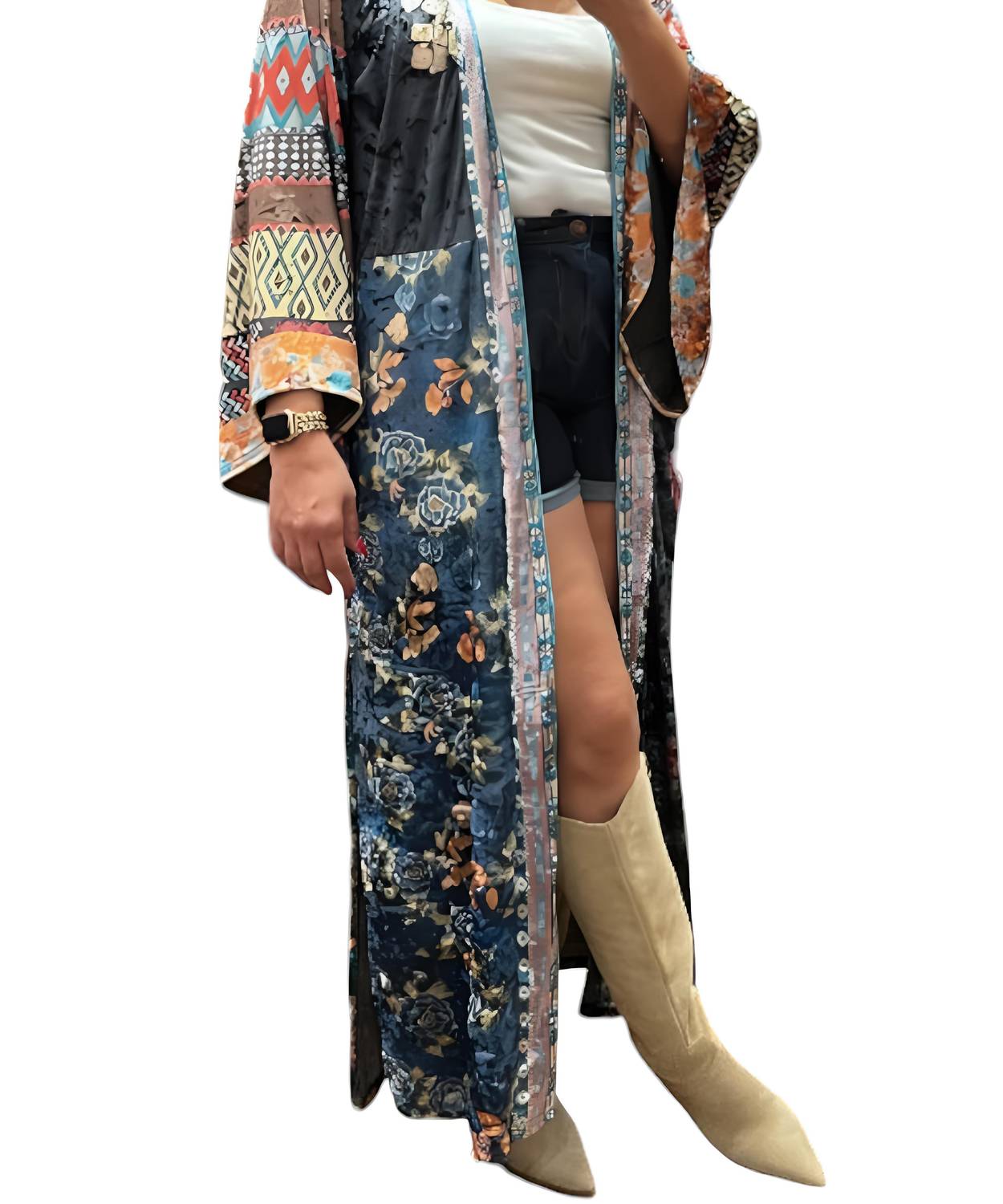 Sj Style - Boho Patchwork Kimono