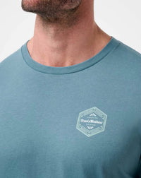 TravisMathew Maximum Stay Short Sleeve Tee in captains blue - men's t-shirt - view 5