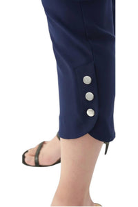 Joseph Ribkoff - Button Detail Capris