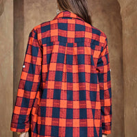 Adora - Button Down Plaid Shirt