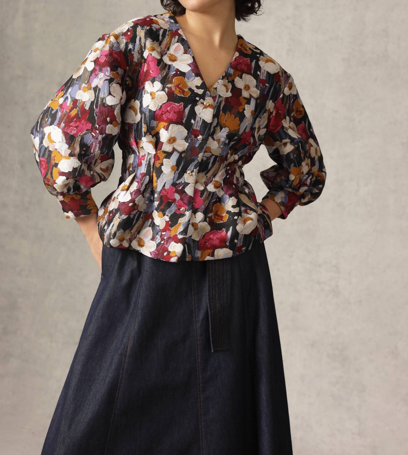 Emily Lovelock - Kiki Floral Blouse
