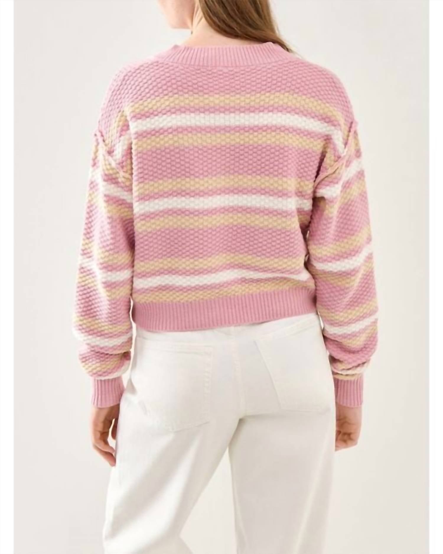 Free People - Lila Stripe Cardigan