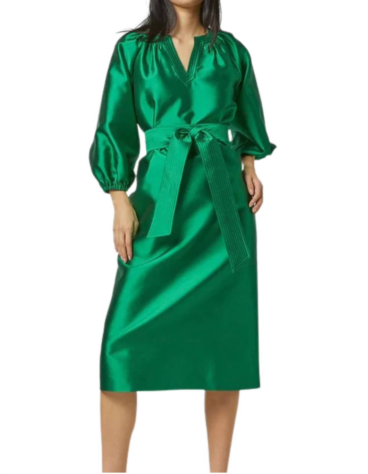 Ann Mashburn - Trapunto Blouson Dress