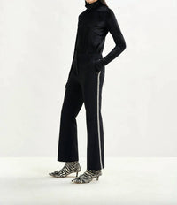 ESSENTIEL ANTWERP Ibell Rhinestone Tap Pants in black - women's pants - alternate view