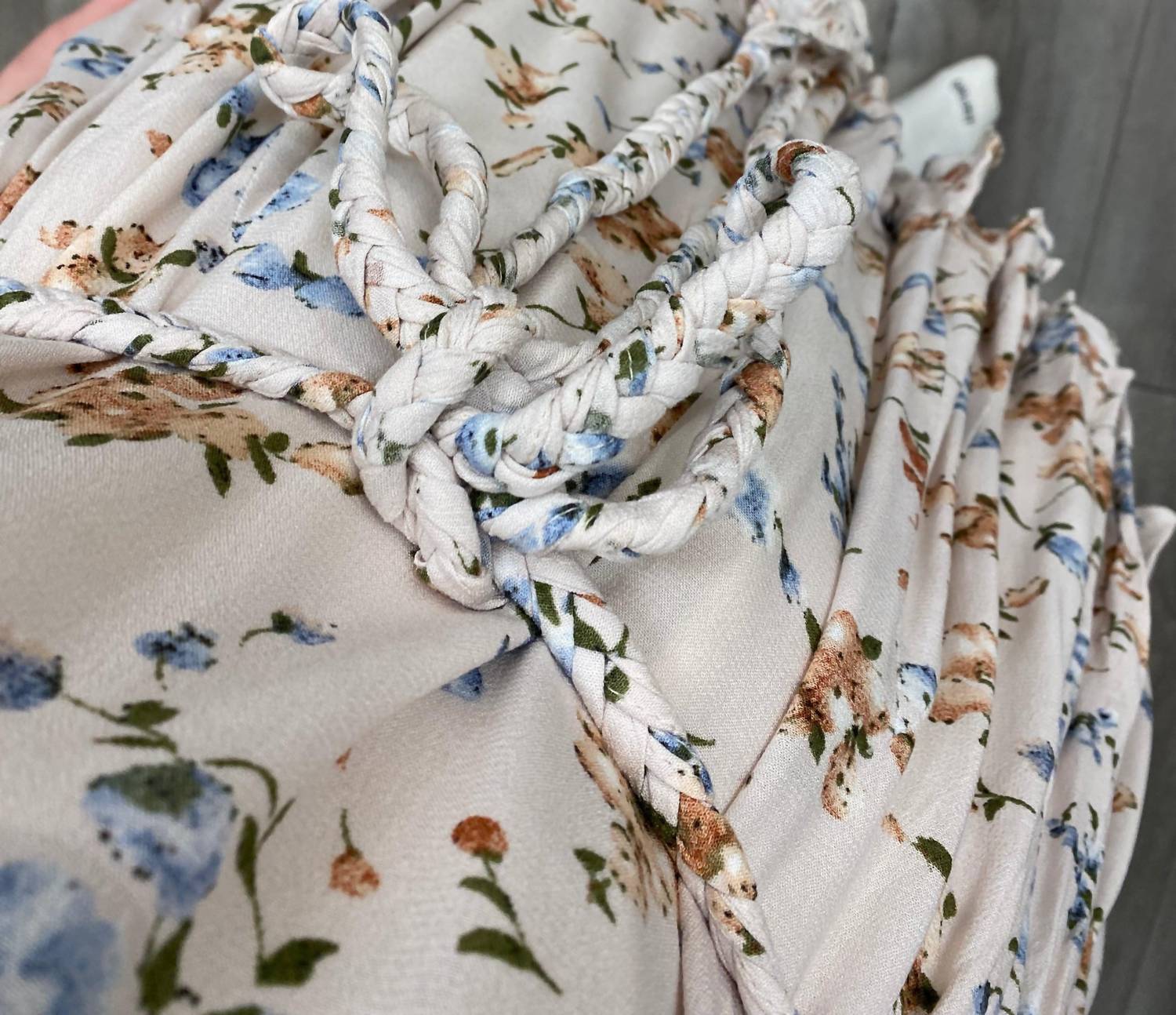 Dress Forum - Floral Long Sleeve Mini Dress