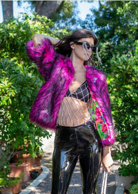 Jennafer Grace - Planet Queen Faux Fur Jacket