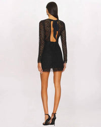 Free People - Honey Open Back Lace Mini Dress