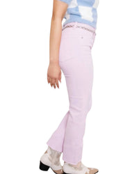 Just Black Denim - Cut Off Cropped Straight Leg Jeans