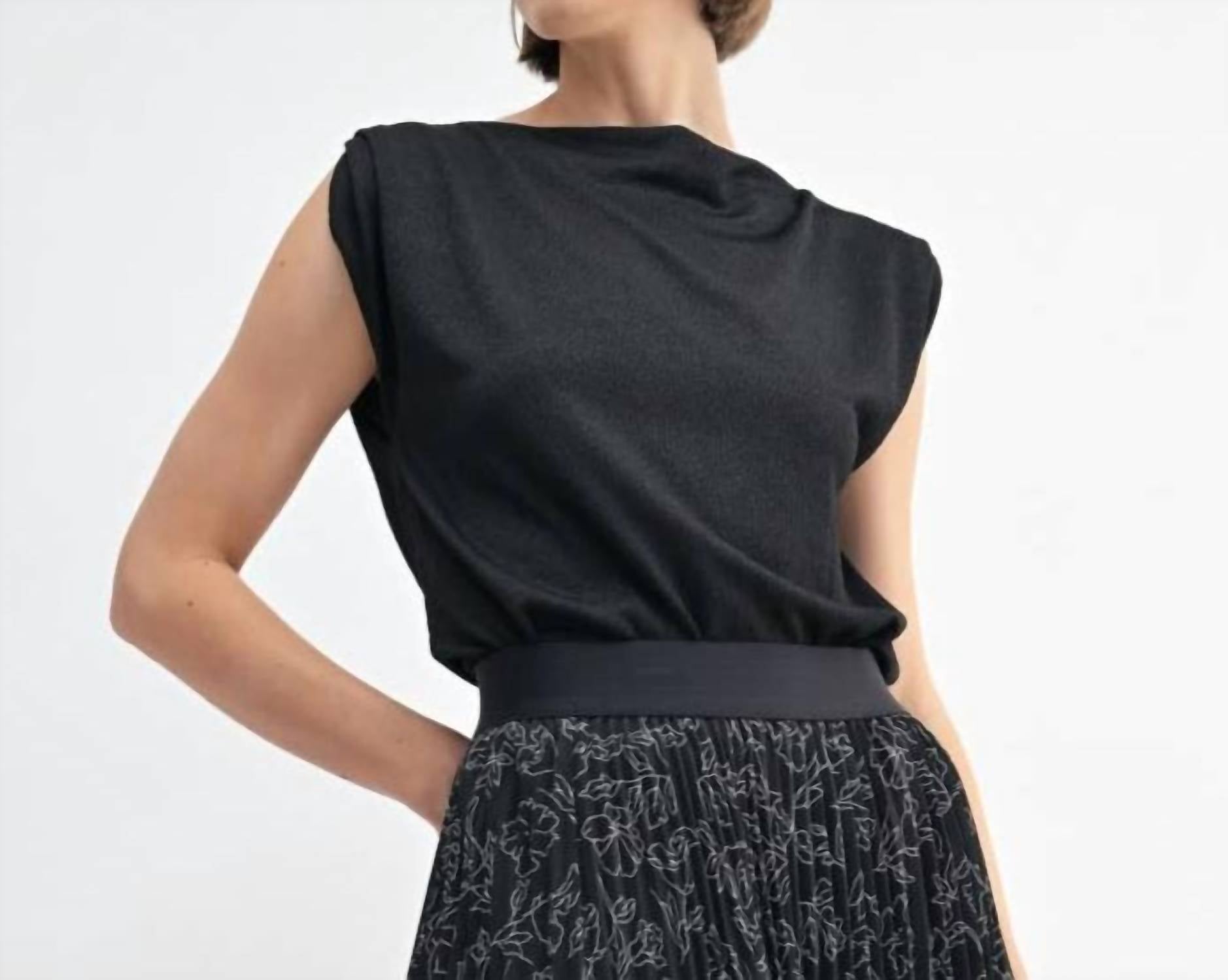 Fun 2 Fun - Boat Neck Knit Top