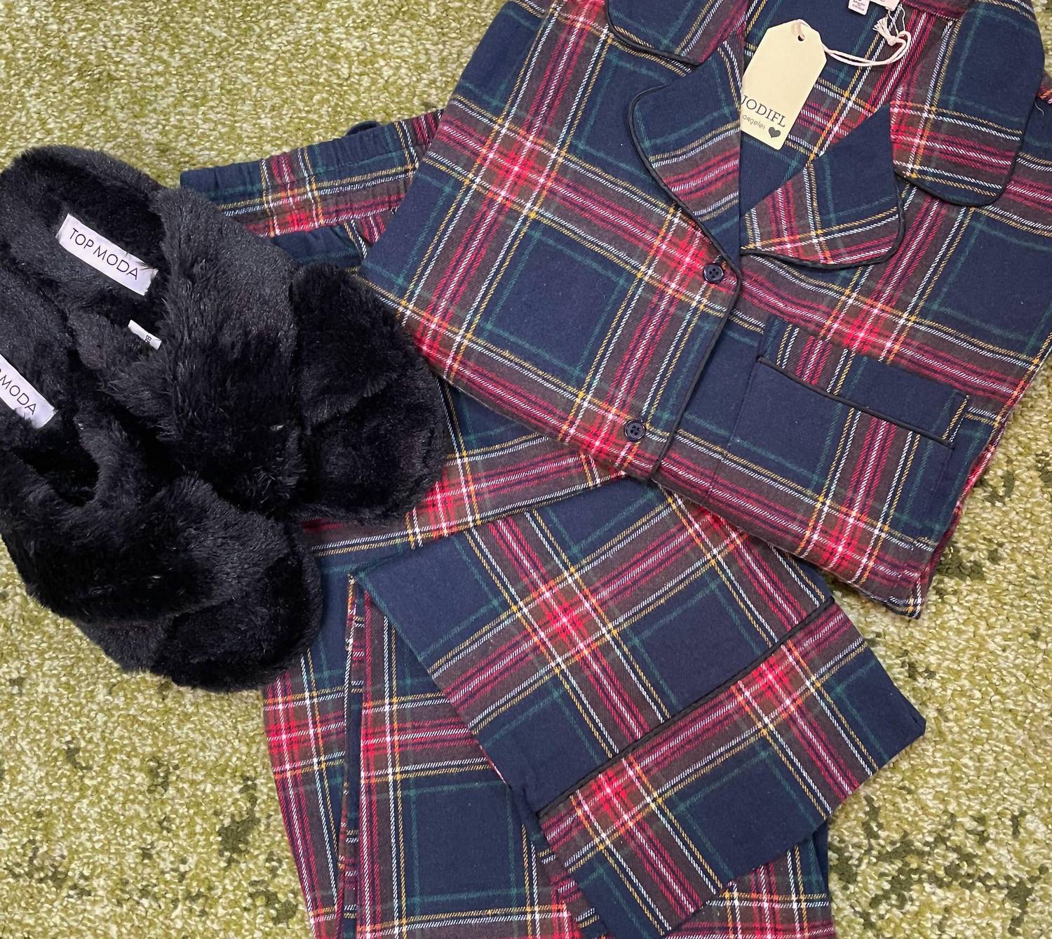 Jodifl - Checkered Pajamas Set