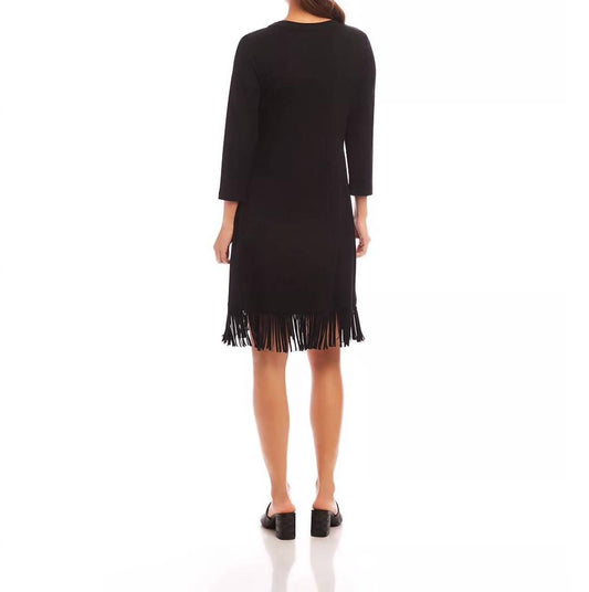 Karen Kane - Fringe Hem Dress