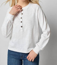 Lilla P - Full Sleeve Henley Top