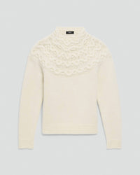 Theory - Women's Cable Knit Yoke Sweater