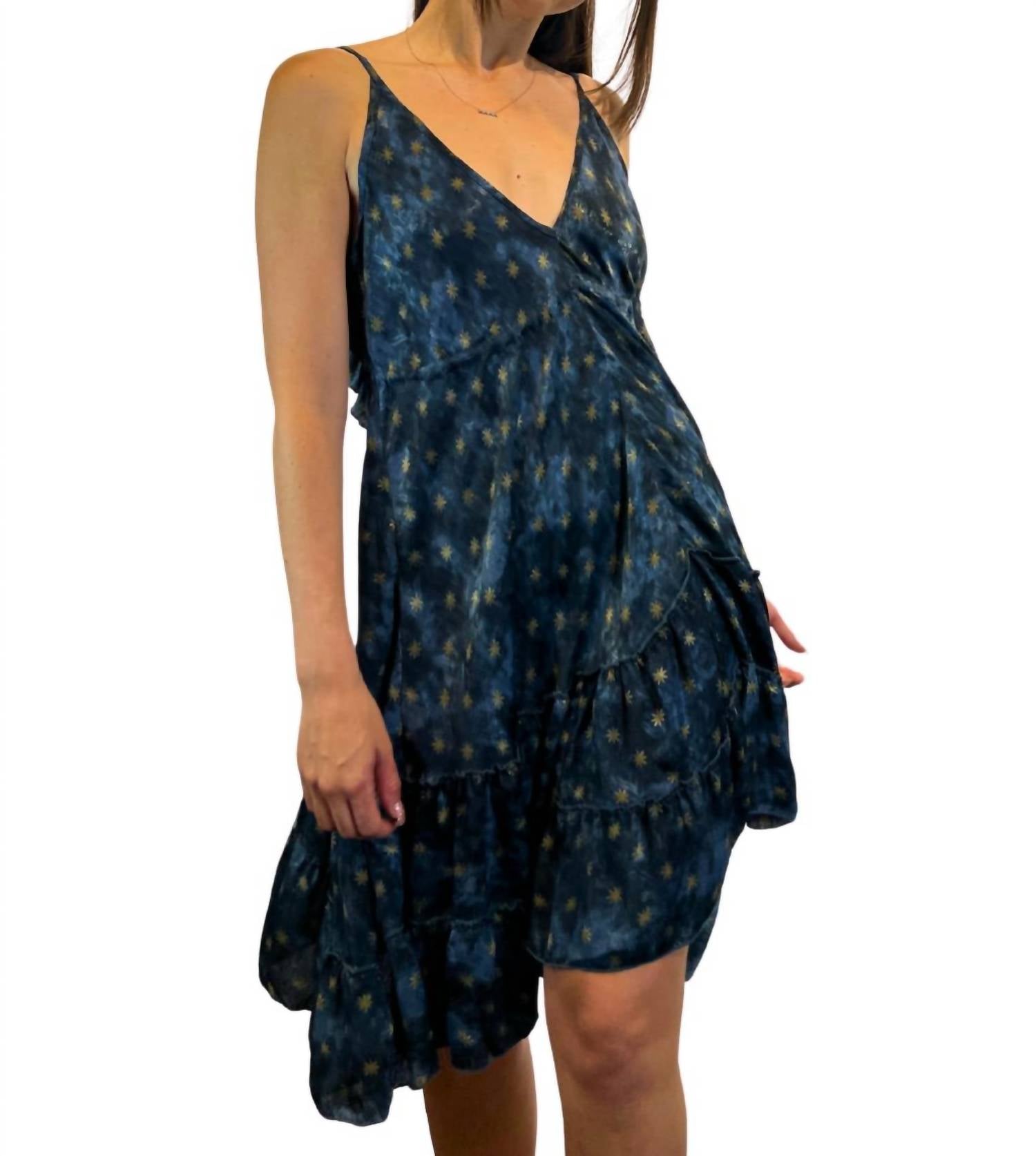 Paani - Spaghetti Strap Short Mini Dress