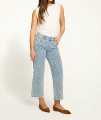 Fdj - Pull-on Wide Leg Crop Jeans