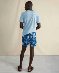 MEN ELASTIC CALDER 6" SWIM TRUNKS