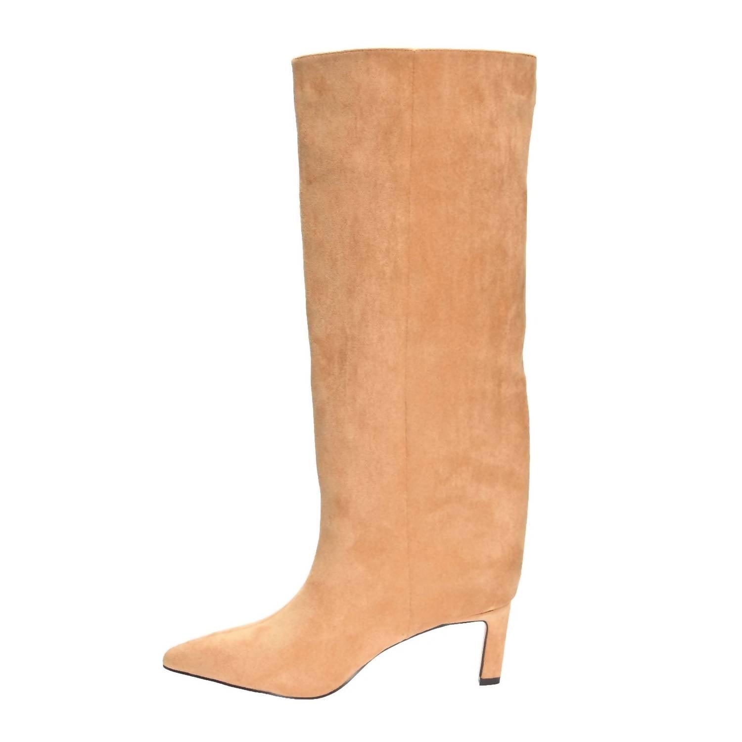 CHINESE LAUNDRY Women's Estelle Boots in camel - women's shoe - detail view