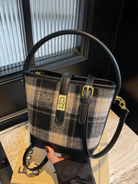 Pretty Persuasions - Women's Suede-like Microfiber Leather Shoulder Crossbody Bag