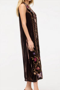 Johnny Was - Velvet V-neck Tank Dress