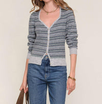 heartloom Ginni Knit Cardigan in heather - women's sweater