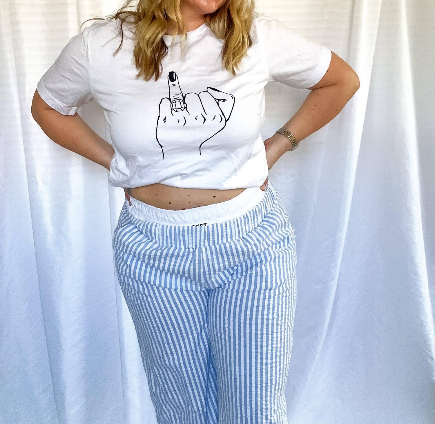 Brvo Tees - Peep The Ring Bride Short Sleeve Tee