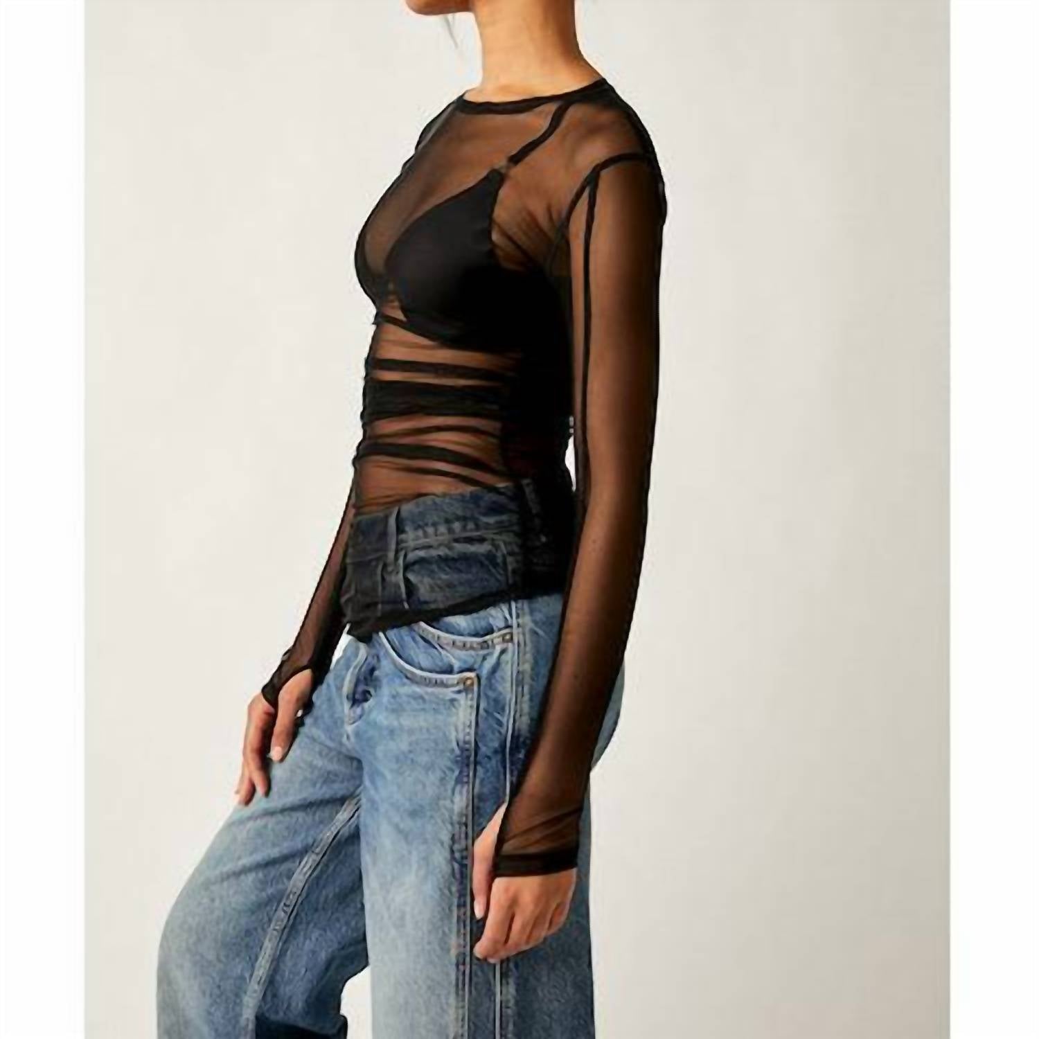 Free People - Last Layer Long Sleeve Top