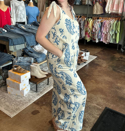 Gigio - Floral Illusion Jumpsuit Set