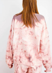 Easel - Oversized Tie Dye Sweatshirt