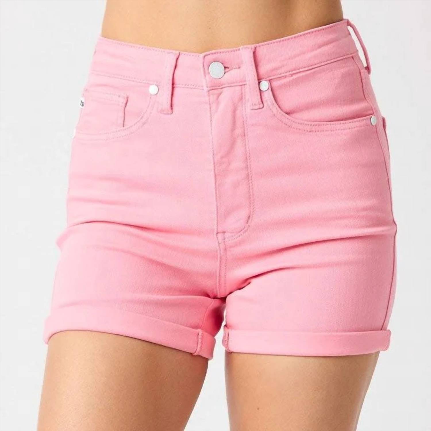 Judy Blue - Tummy Control Cuffed Shorts
