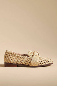 Bibi Lou Women's Posey Woven Slip-on Flats Loafers in tan - women's flats