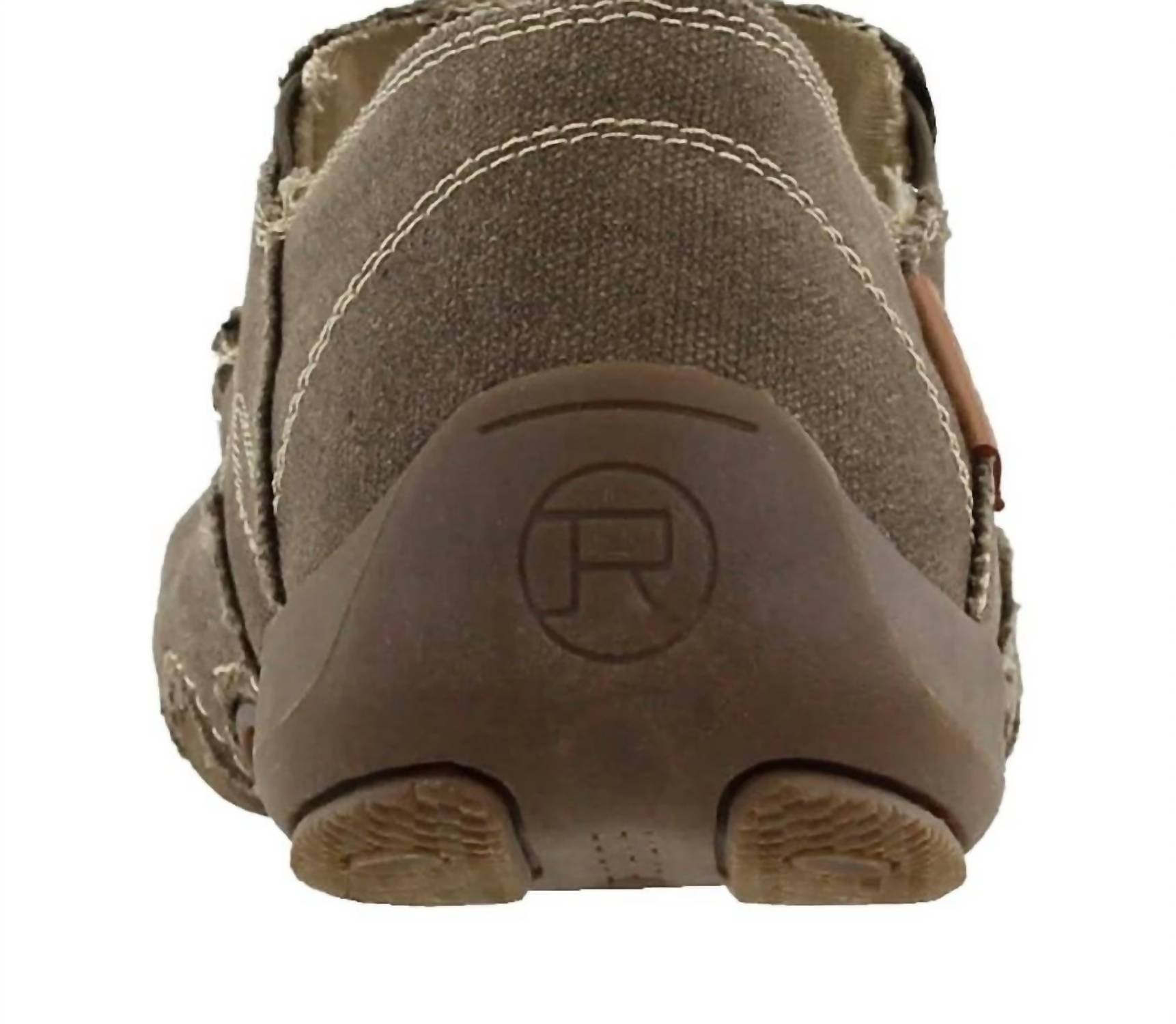 ROPER Men's Driving Moc Slip-on Casual Shoe in chocolate - men's sneaker - view 4