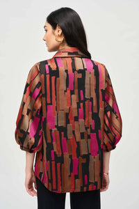Joseph Ribkoff - Bohemian Abstract Oversized Jacket