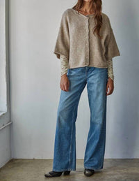 By Together - Quarter Sleeve Knit Cardigan