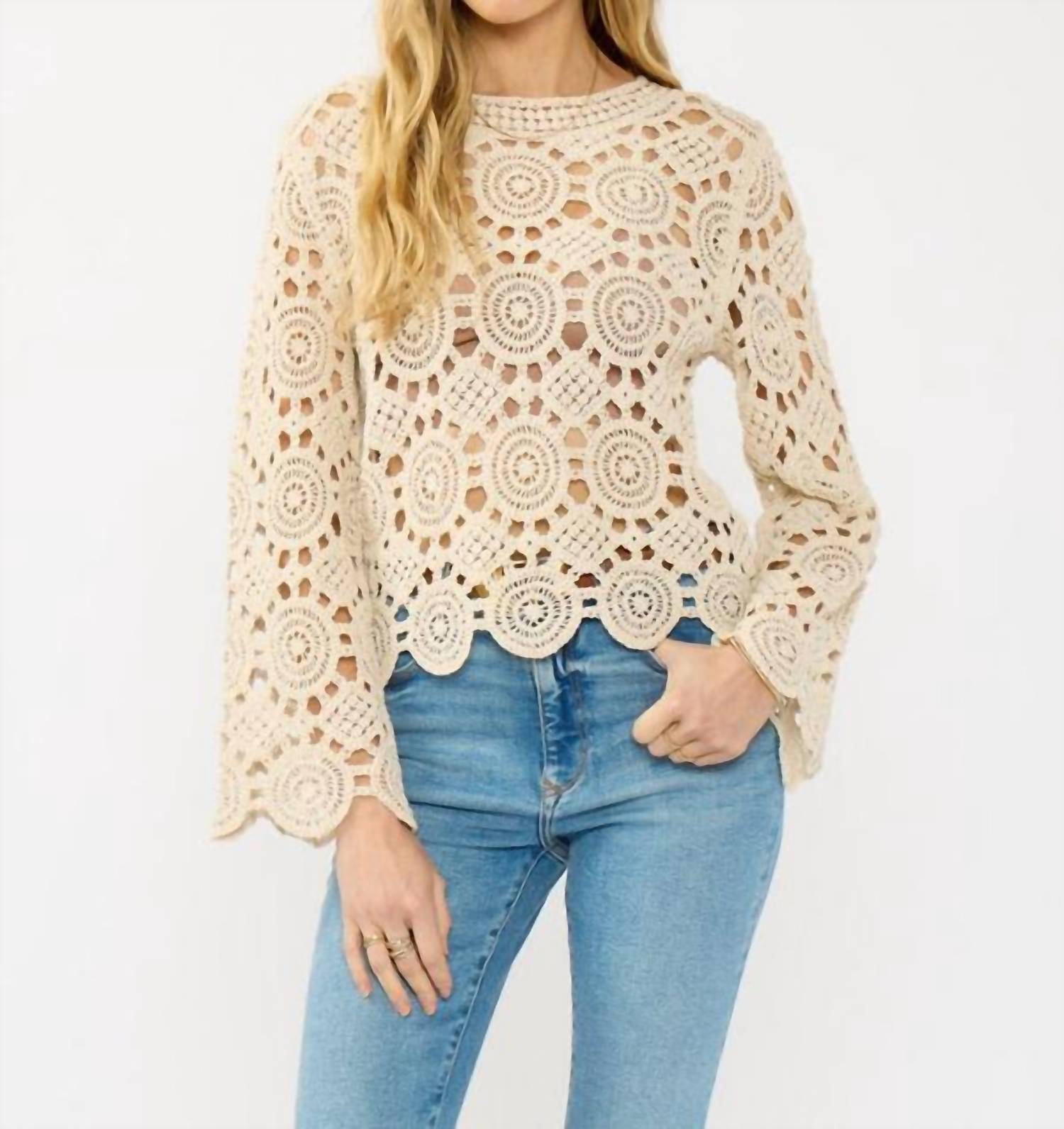 Lovestitch - Emmy Crochet Top